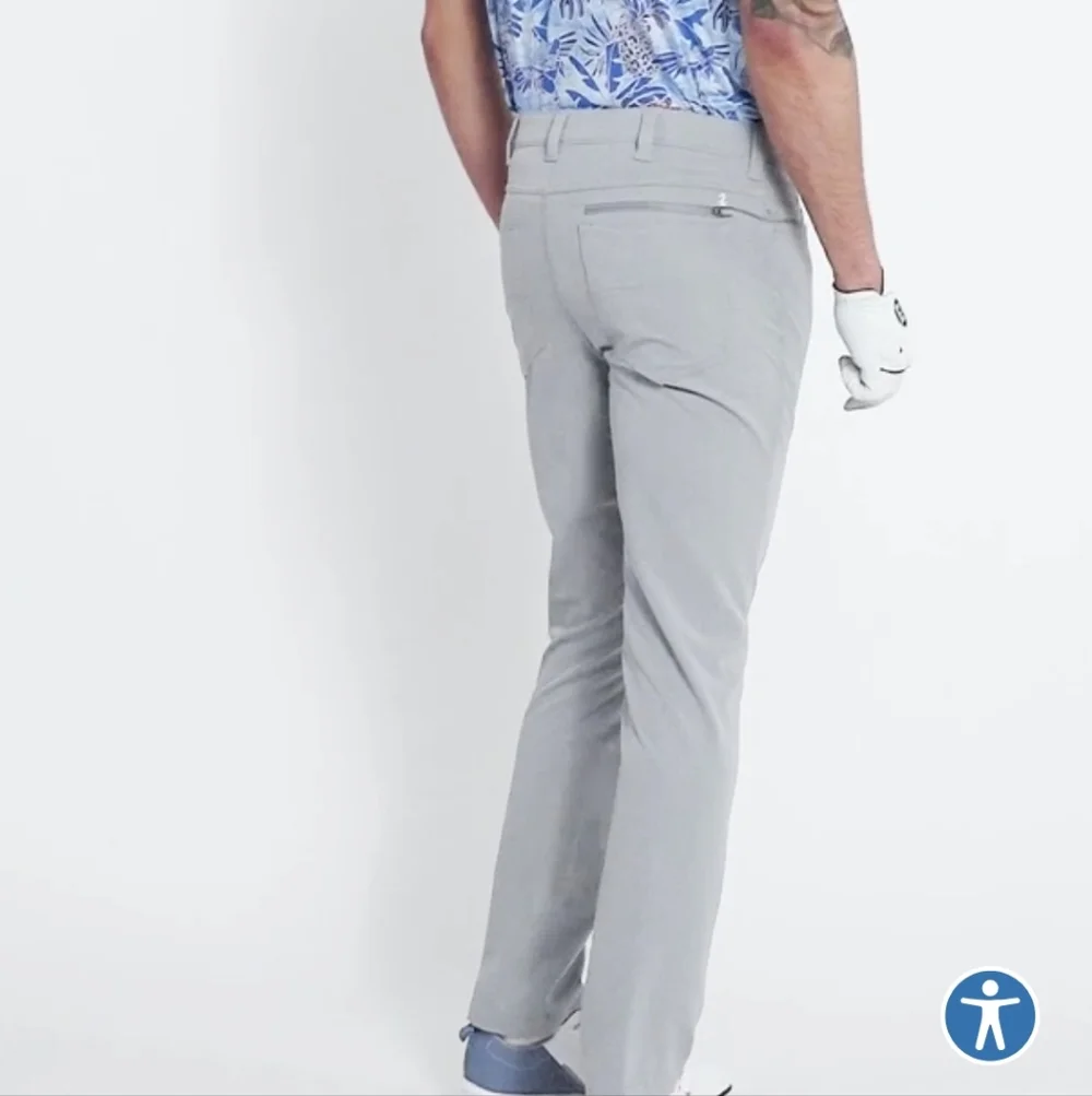 IZOD Swingflex Pro Z1 Lite Pant- Harbour Mist Men's Nwt Sz 40/32 Slim Fit